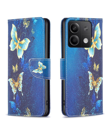 Housse Xiaomi Redmi Note 13 Papillons dorés