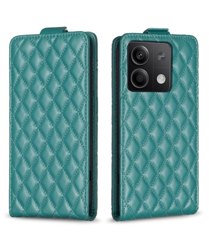 Housse Xiaomi Redmi Note 13 4G Matelassée Rabat Vertical