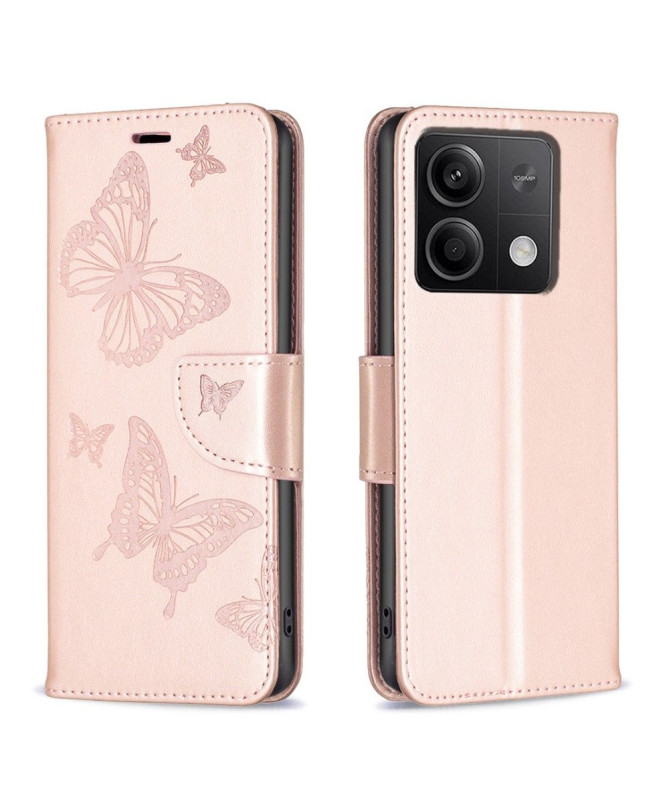 Housse Xiaomi Redmi Note 13 Papillons fonction support