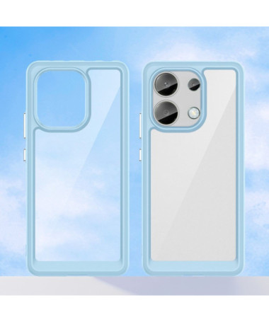 Xiaomi Redmi Note 13 4G - Coque Transparente Antichoc Bleu clair - photo 10
