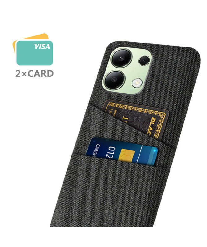 Coque Xiaomi Redmi Note 13 Tissu Porte-Cartes