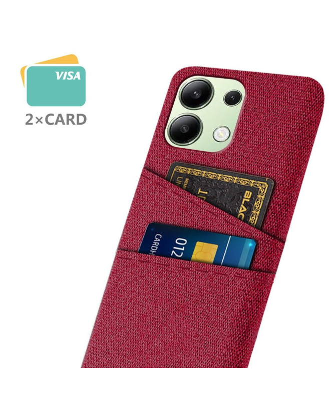 Coque Xiaomi Redmi Note 13 Tissu Porte-Cartes