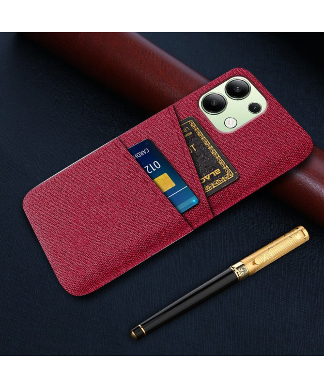 Coque Xiaomi Redmi Note 13 Tissu Porte-Cartes