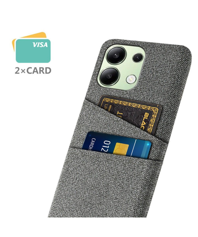 Coque Xiaomi Redmi Note 13 Tissu Porte-Cartes