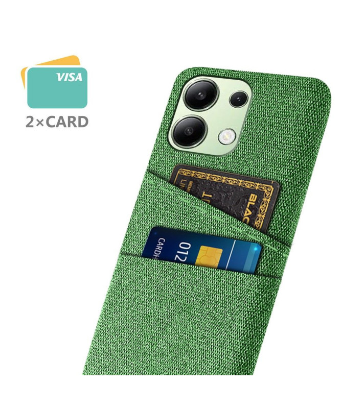 Coque Xiaomi Redmi Note 13 Tissu Porte-Cartes