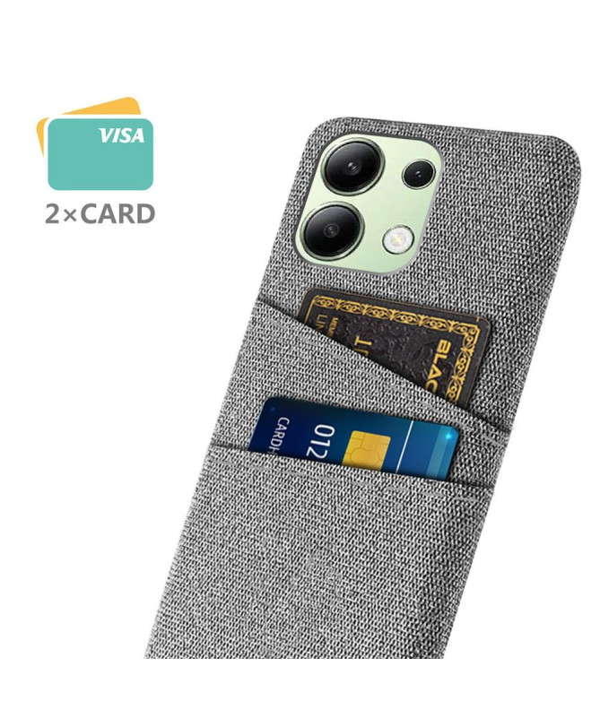 Coque Xiaomi Redmi Note 13 Tissu Porte-Cartes