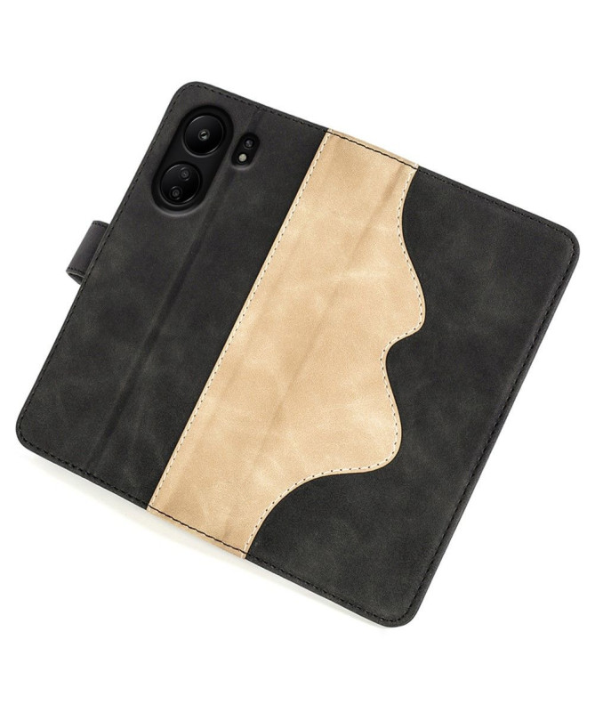 Housse Xiaomi Redmi 13C / Poco C65 Stand Folio Bicolore
