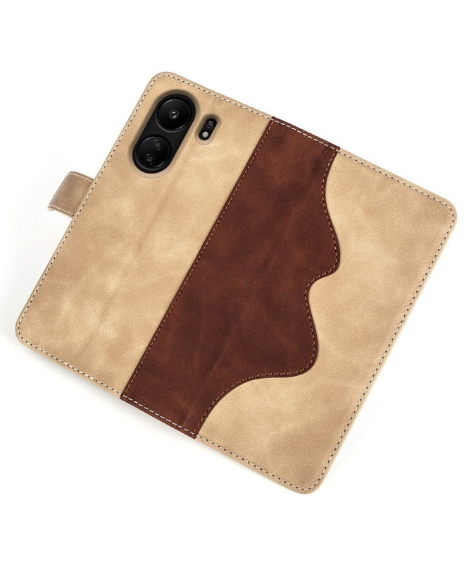 Housse Xiaomi Redmi 13C / Poco C65 Stand Folio Bicolore