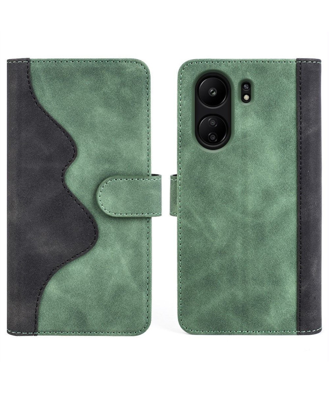Housse Xiaomi Redmi 13C / Poco C65 Stand Folio Bicolore