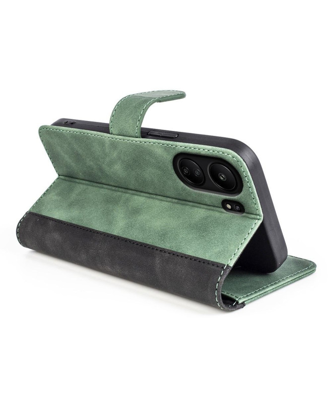 Housse Xiaomi Redmi 13C / Poco C65 Stand Folio Bicolore