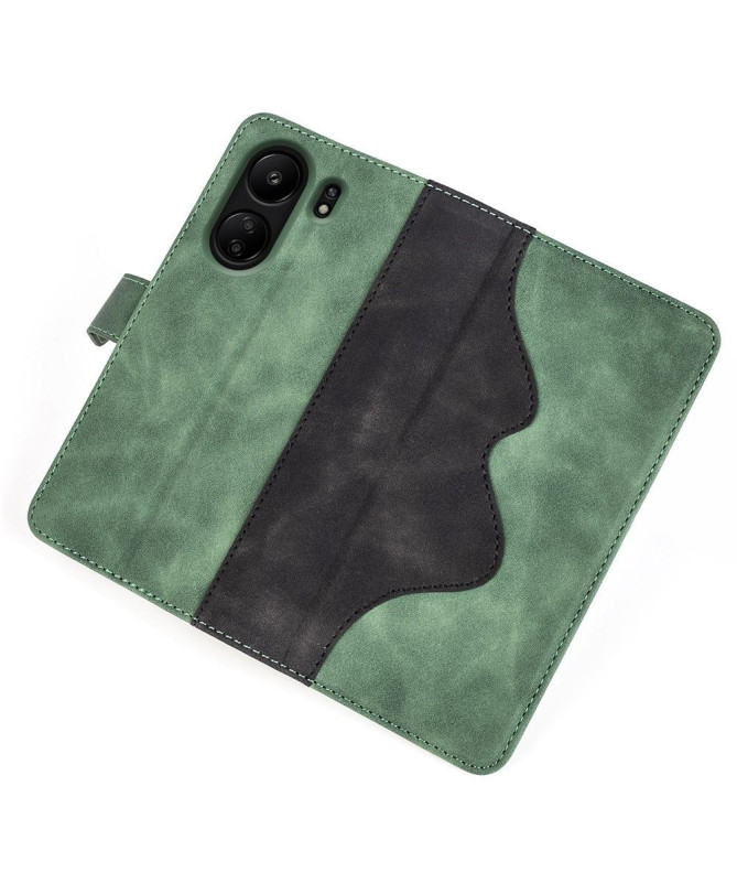 Housse Xiaomi Redmi 13C / Poco C65 Stand Folio Bicolore
