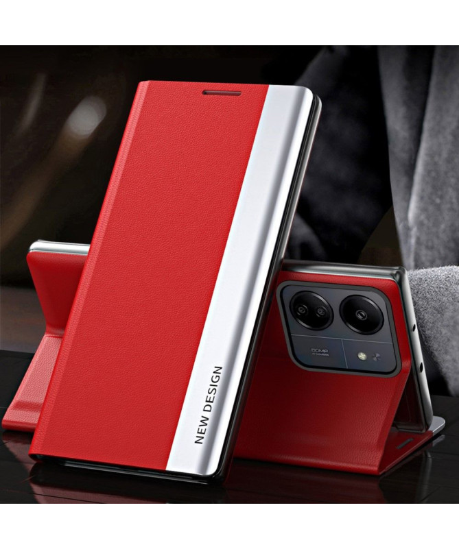 Etui Xiaomi Redmi 13C / Poco C65 Business effet cuir Magnet