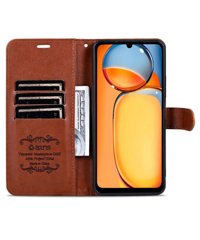 Housse Xiaomi Redmi 13C / Poco C65 AZNS simili cuir