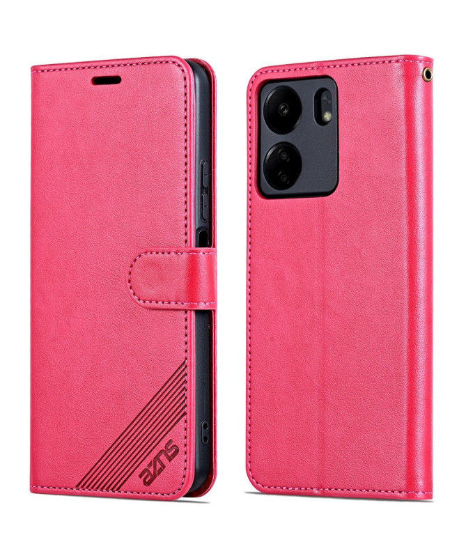 Housse Xiaomi Redmi 13C / Poco C65 AZNS simili cuir