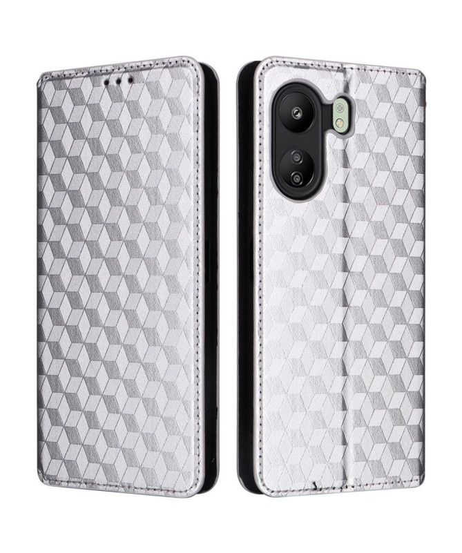 Housse Xiaomi Redmi 13C / Poco C65 flip cover design géométrie