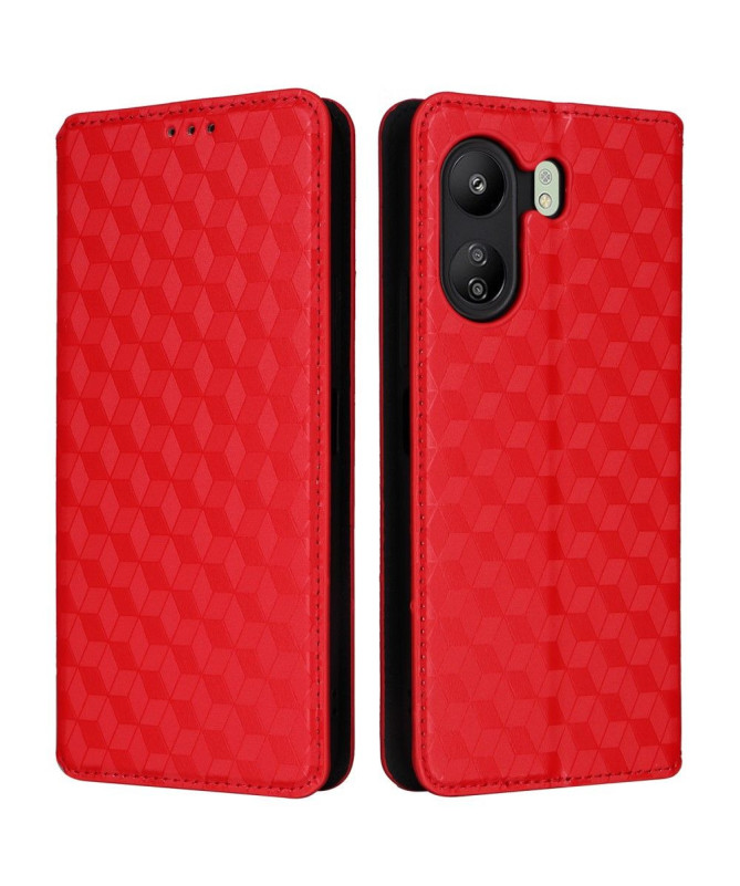 Housse Xiaomi Redmi 13C / Poco C65 flip cover design géométrie