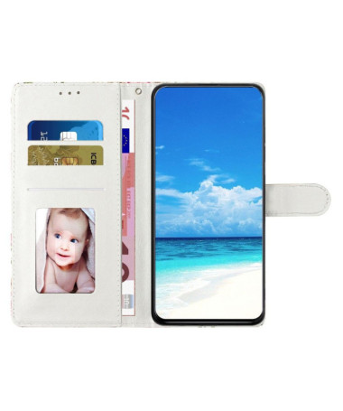 Housse Xiaomi Redmi 13C / Poco C65 Paon fleur