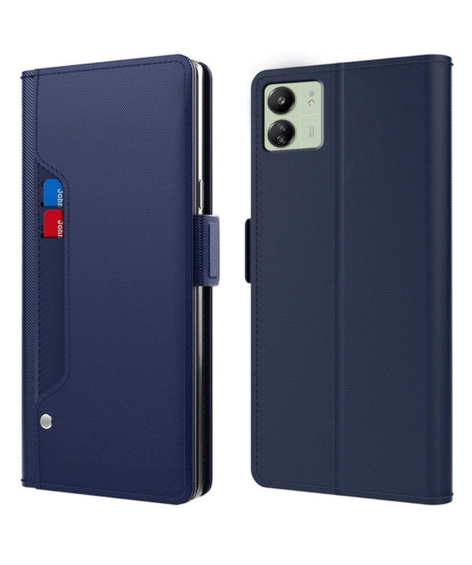 Housse Xiaomi Redmi 13C / Poco C65 premium porte cartes avec miroir