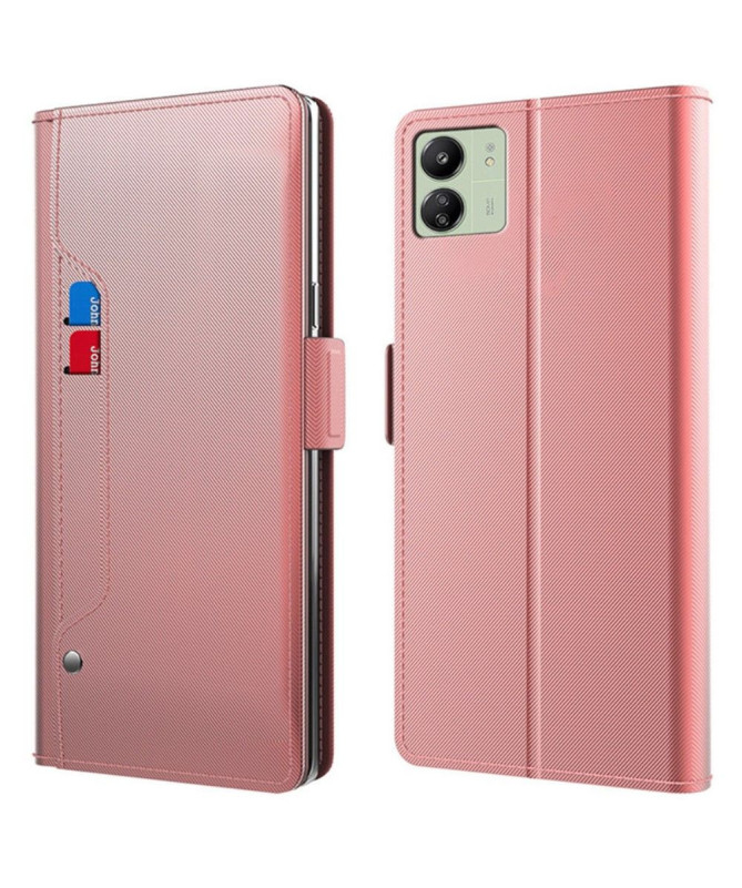 Housse Xiaomi Redmi 13C / Poco C65 premium porte cartes avec miroir