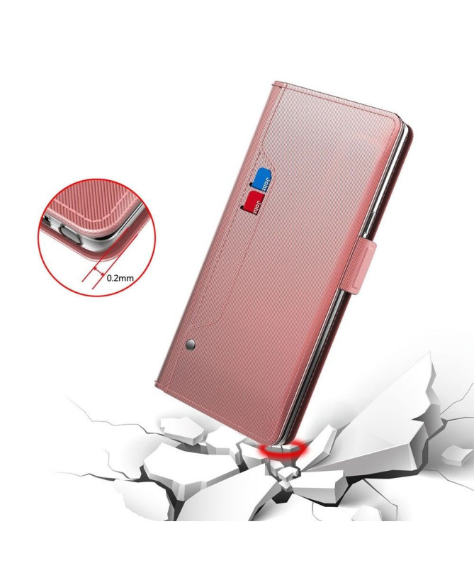 Housse Xiaomi Redmi 13C / Poco C65 premium porte cartes avec miroir