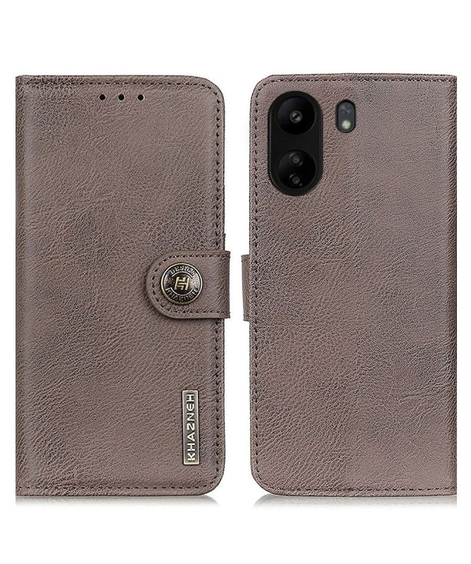 Housse Xiaomi Redmi 13C / Poco C65 KHAZNEH imitation cuir