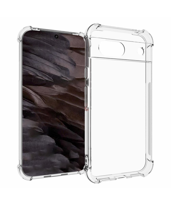 Coque Google Pixel 8a transparente angles renforcés