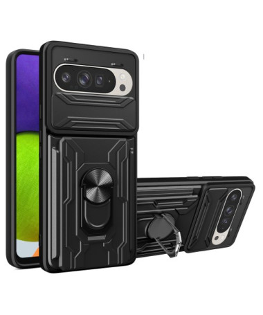 Coque Google Pixel 9 Pro / Pixel 9 Steel Guard avec Support Intégré et Protection Caméra