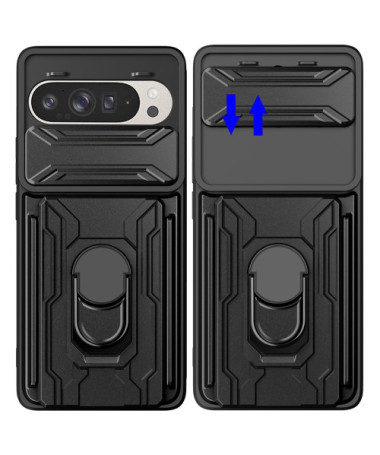 Coque Google Pixel 9 Pro / Pixel 9 Steel Guard avec Support Intégré et Protection Caméra