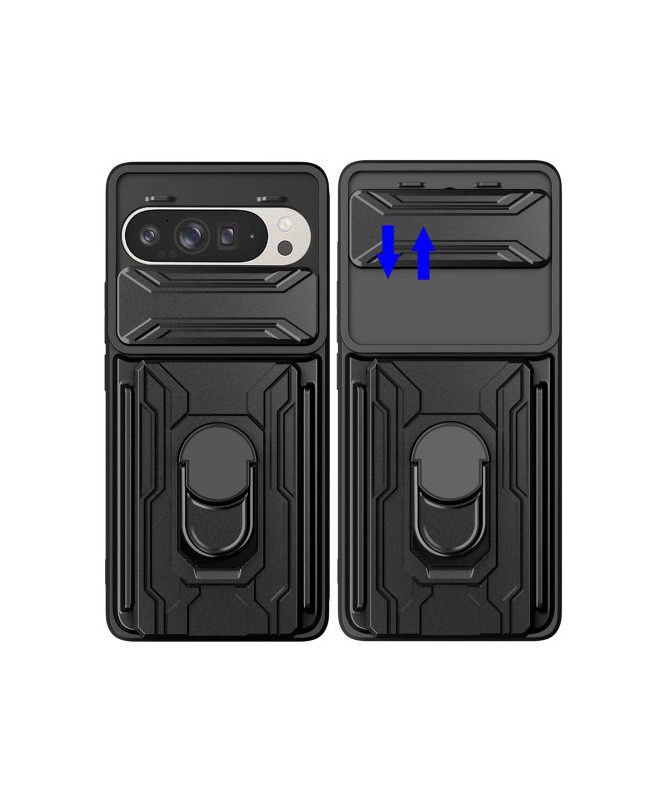 Coque Google Pixel 9 Pro / Pixel 9 Steel Guard avec Support Intégré et Protection Caméra