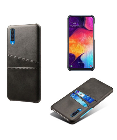 Samsung Galaxy A50 - Coque effet cuir porte-cartes Mélodie