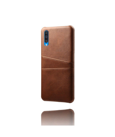 Samsung Galaxy A50 - Coque effet cuir porte-cartes Mélodie Marron - photo 27