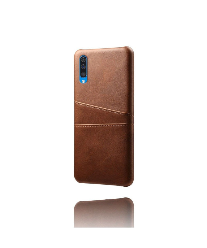 Samsung Galaxy A50 - Coque effet cuir porte-cartes Mélodie