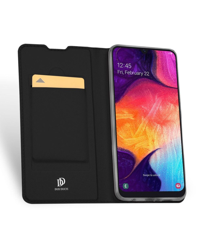 Samsung Galaxy A50 - Étui business imitation cuir