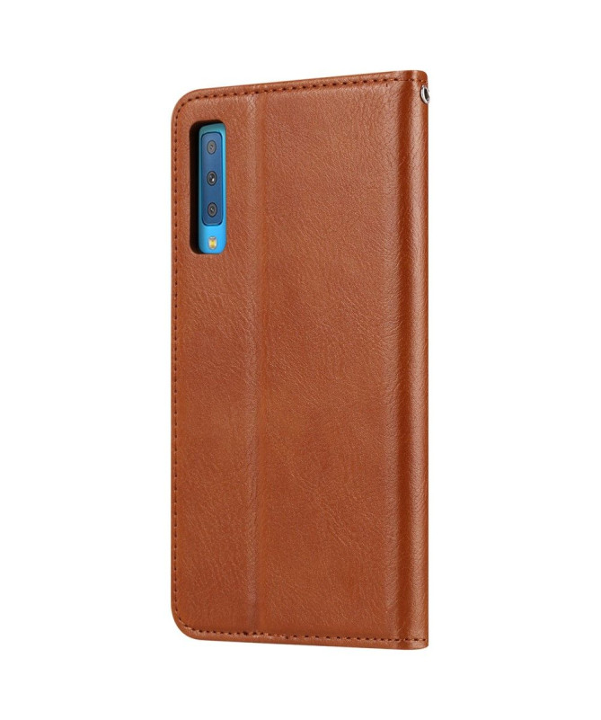 Samsung Galaxy A50 - Housse porte cartes cuir stand case