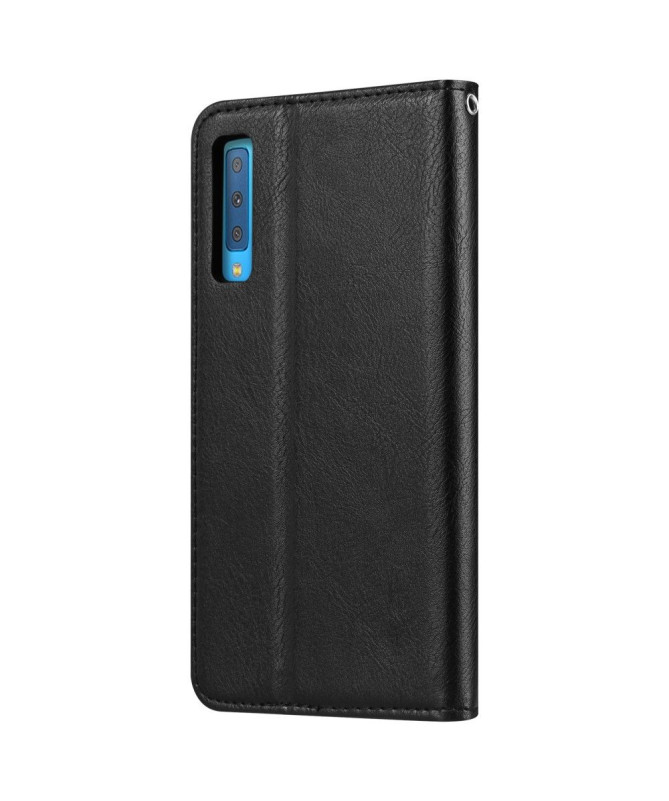 Samsung Galaxy A50 - Housse porte cartes cuir stand case