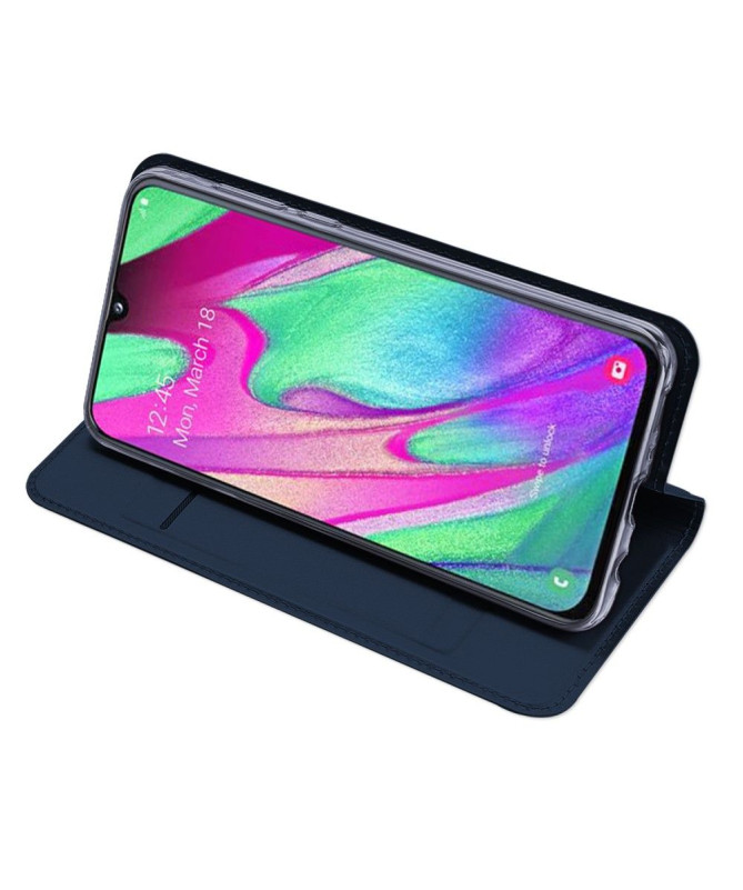 Samsung Galaxy A40 - Étui Business imitation cuir