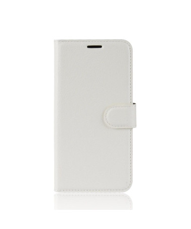Samsung Galaxy A50 - Étui style cuir porte cartes Blanc - photo 9