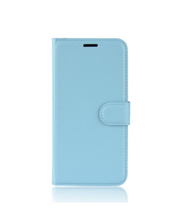 Samsung Galaxy A50 - Étui style cuir porte cartes Bleu clair - photo 27
