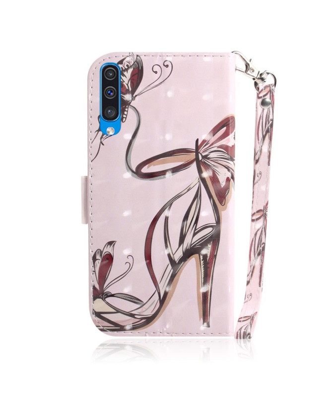 Samsung Galaxy A50 - Etui à lanière motif talon