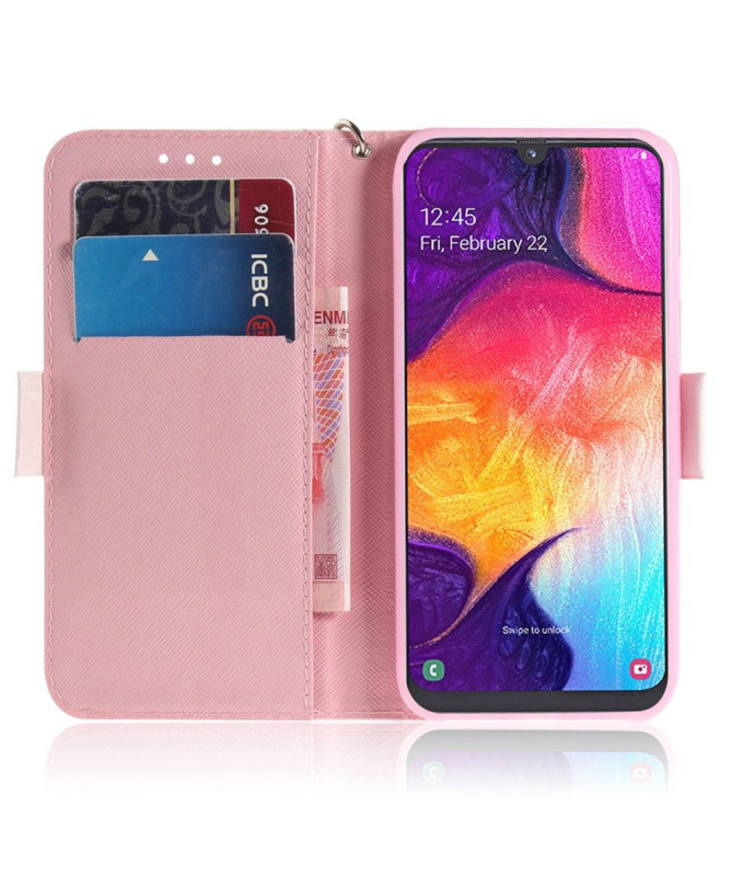 Samsung Galaxy A50 - Etui à lanière motif talon