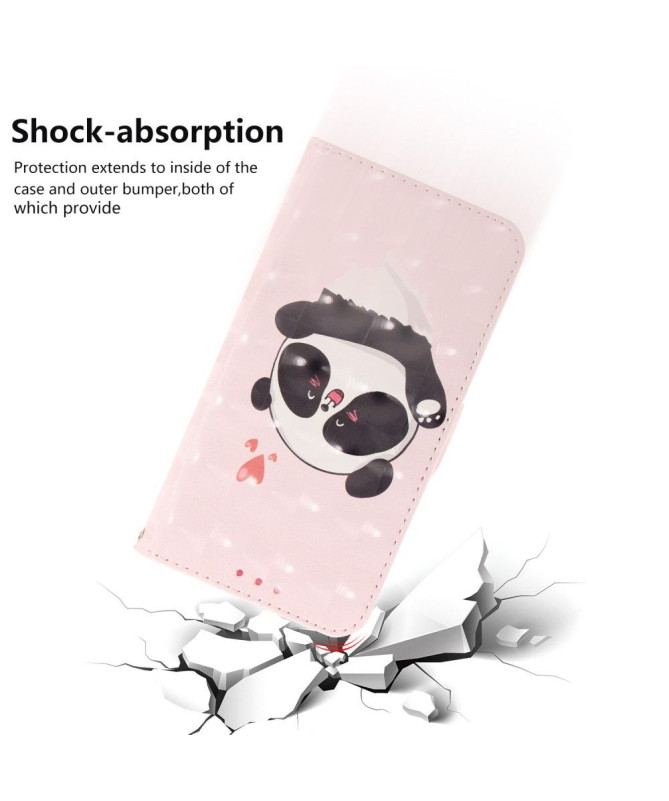 Samsung Galaxy A50 - Étui à lanière mignon panda