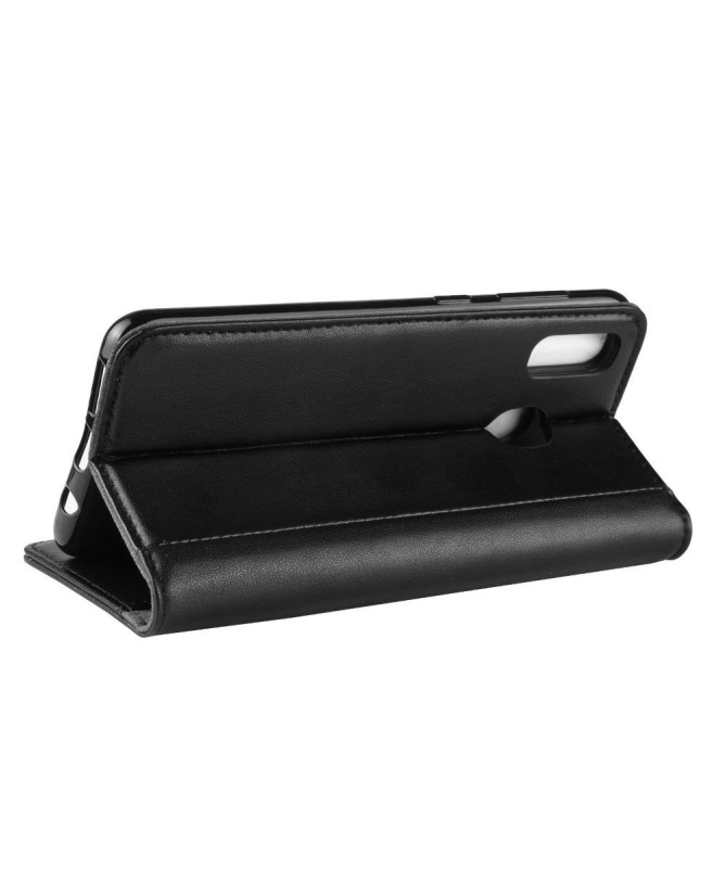 Samsung Galaxy A40 - Étui cuir premium - Noir