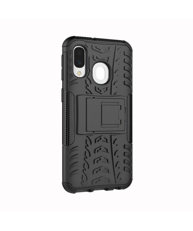 Samsung Galaxy A40 - Coque antidérapante avec support