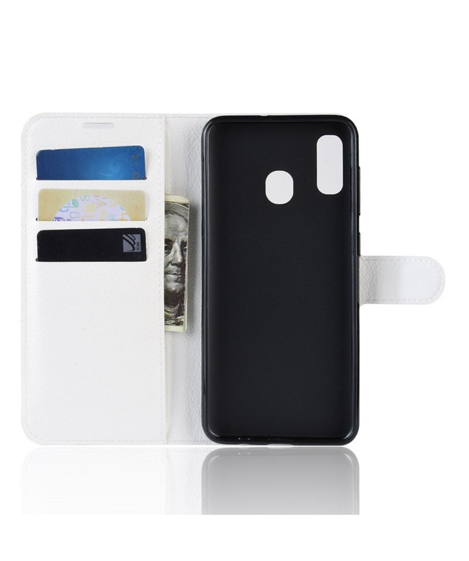Samsung Galaxy A40 - Housse style cuir porte cartes