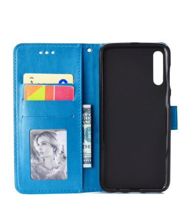 Samsung Galaxy A50 - Étui à lanière mandala Bleu clair - photo 43