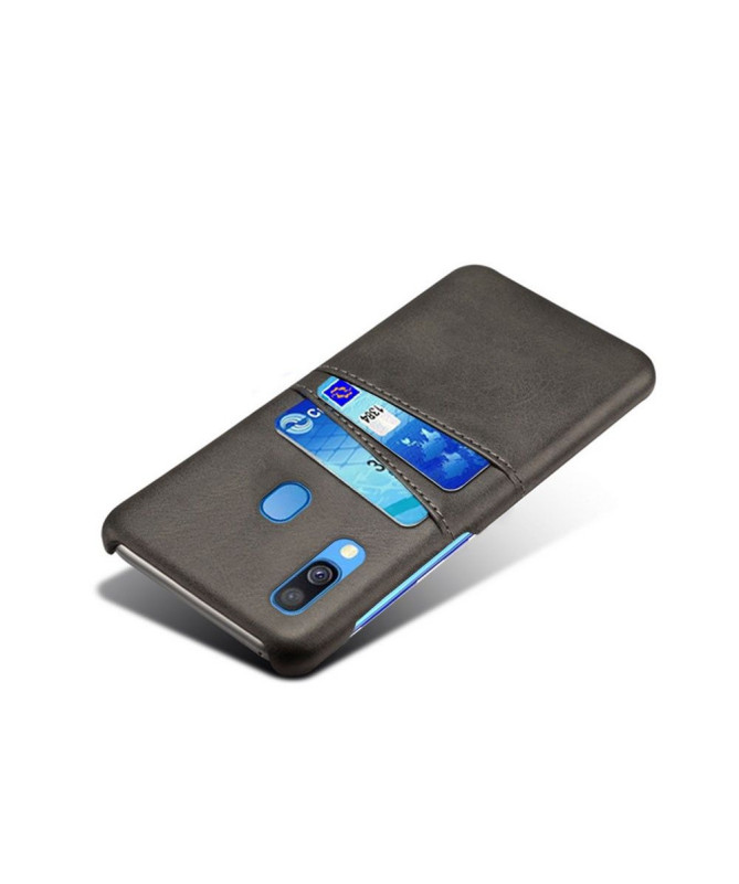Samsung Galaxy A40 - Coque Mélodie effet cuir porte cartes