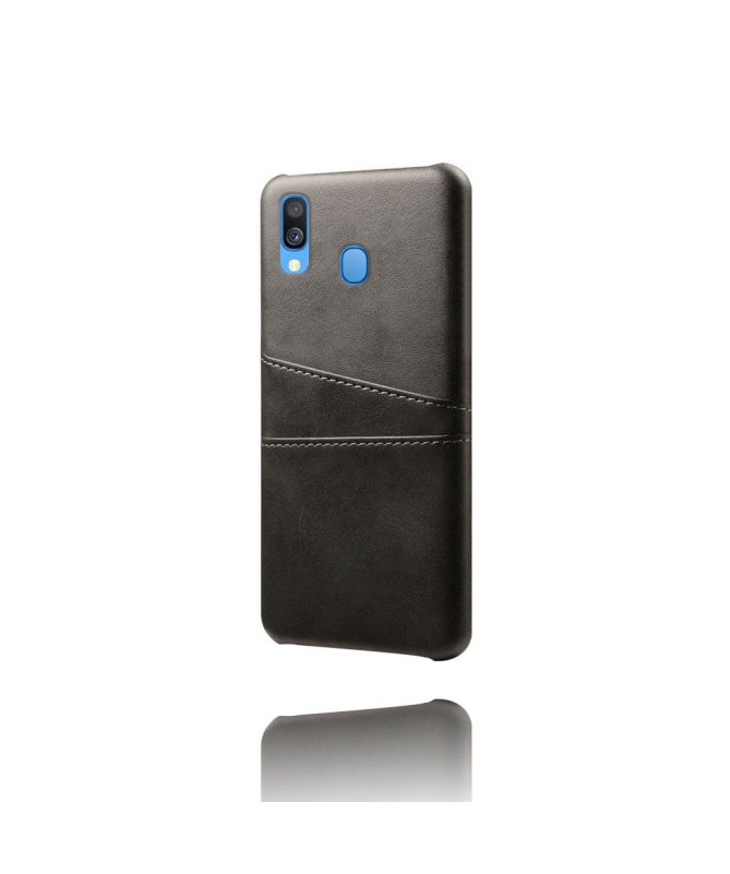 Samsung Galaxy A40 - Coque Mélodie effet cuir porte cartes