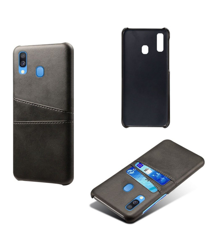 Samsung Galaxy A40 - Coque Mélodie effet cuir porte cartes