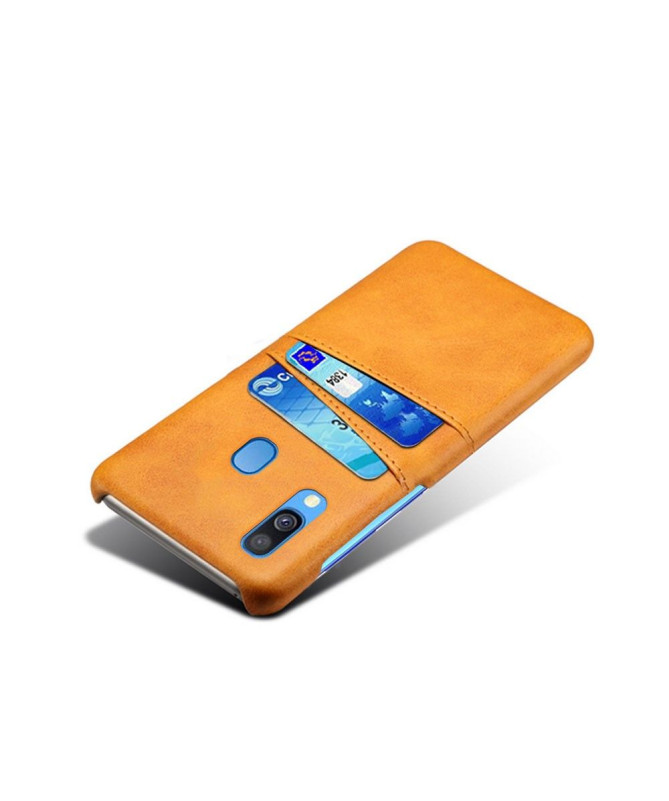 Samsung Galaxy A40 - Coque Mélodie effet cuir porte cartes