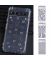 Coque Google Pixel 8a avec 4 Papiers Amovibles - Design Transparent et Modulable